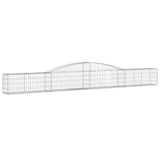 VidaXL Gabionen 3 Stück gebogen 400x30x40 60 cm Eisen