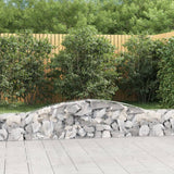 VidaXL Gabionen 9 Stück gebogen 400x30x40 60 cm Eisen
