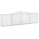 VidaXL Gabionen 4 Stück gebogen 400x30x100 120 cm Eisen