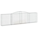 VidaXL Gabionen 7 Stk. gebogen 400x30x100 120 cm Eisen