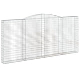 VidaXL Gabionen 5 Stück gebogen 400x30x180 200 cm Eisen