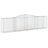 VidaXL Gabionen 5 Stück gebogen 400x50x100 120 cm Eisen