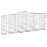 VidaXL Gabionen 5 Stück gebogen 400x50x140 160 cm Eisen