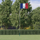 VidaXL Flagge mit Fahnenmast Frankreich 6,23 m Aluminium