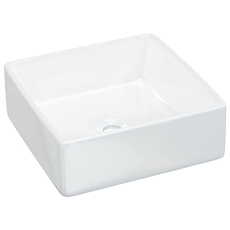 Vidaxx Waschbecken 37x37x13 cm quadratisch aus Keramik weiß