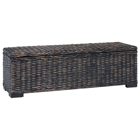 Vidaxl opbergbox zwart 110 x 35 x 35 cm