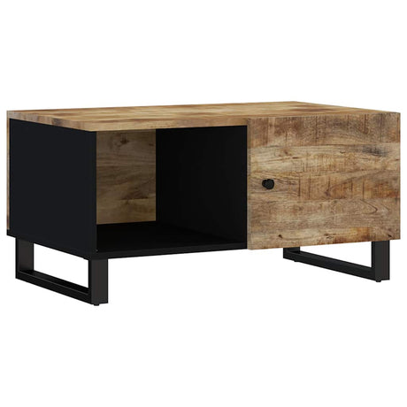 Vidaxl salontafel 80x50x40 cm massief mangohout en bewerkt hout