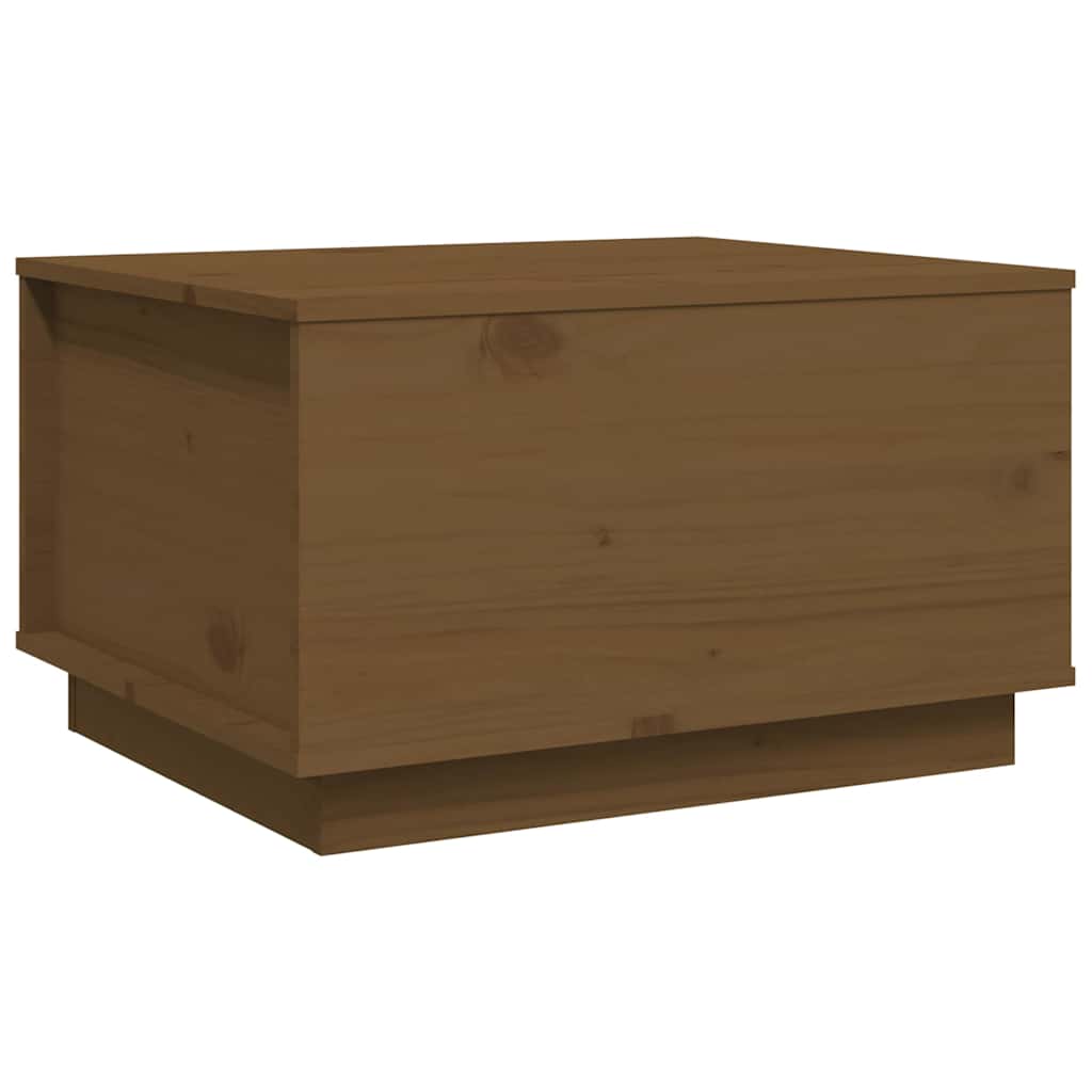 Vidaxl salontafel 60x50x35 cm massief grenenhout honingbruin