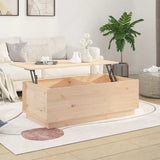 Vidaxl salontafel 100x50x35 cm massief grenenhout