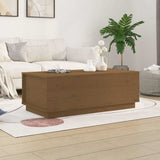 Vidaxl salontafel 100x50x35 cm massief grenenhout honingbruin