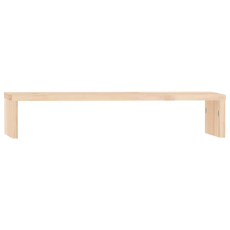 Vidaxxl Monitorständer 50x27x10 cm aus massivem Kiefernholz
