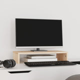 Vidaxxl Monitorständer 50x27x10 cm aus massivem Kiefernholz