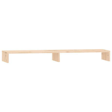 Vidaxxl Monitorständer 100x27x10 cm massives Kiefernholz
