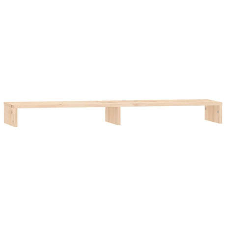 Vidaxxl Monitorständer 100x27x10 cm massives Kiefernholz
