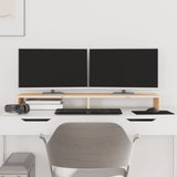 Vidaxxl Monitorständer 100x27x10 cm massives Kiefernholz