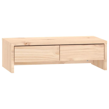 Vidaxxl Monitorständer 50x27x15 cm massives Kiefernholz