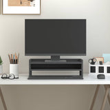 Vidaxx Monitorständer 50x24x16 cm massives Kiefernholz grau