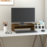 Vidaxx Monitorständer 50x24x16 cm massives Kiefernholz honigbraun