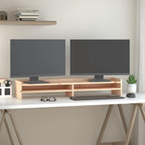 Vidaxxl Monitorständer 100x24x16 cm massives Kiefernholz