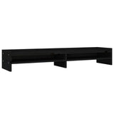 Vidaxxl Monitorständer 100x24x16 cm massives Kiefernholz schwarz