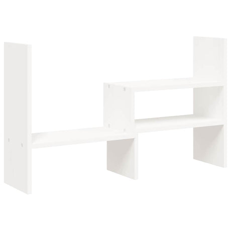 Vidaxx Monitorständer (39-72)x17x43 cm massives Kiefernholz weiß