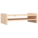 VidaXL Monitorständer 50x27x15 cm massives Kiefernholz