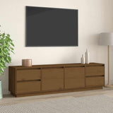 Vidaxl tv-meubel 176x37x47,5 cm massief grenenhout honingbruin