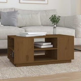 Vidaxl salontafel 90x49x40,5 cm massief grenenhout honingbruin