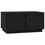 Vidaxl salontafel 80x50x40 cm massief grenenhout zwart
