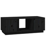 Vidaxl salontafel 110x50x40 cm massief grenenhout zwart