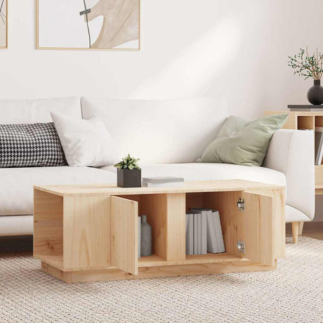 Vidaxl salontafel 110x50x40 cm massief grenenhout