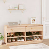 Vidaxx Schuhschrank 110x34x52 cm massives Kiefernholz