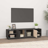 Vidaxl tv-meubel 156x40x40 cm massief grenenhout grijs