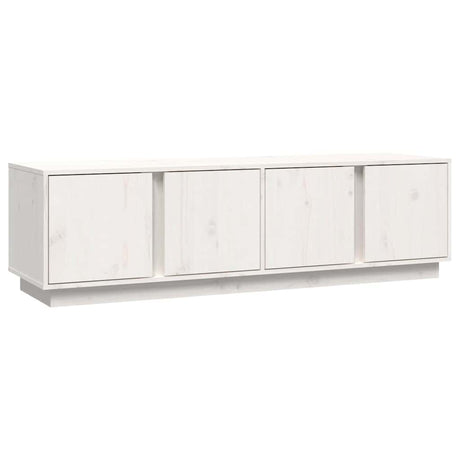 Vidaxl tv-meubel 140x40x40 cm massief grenenhout wit