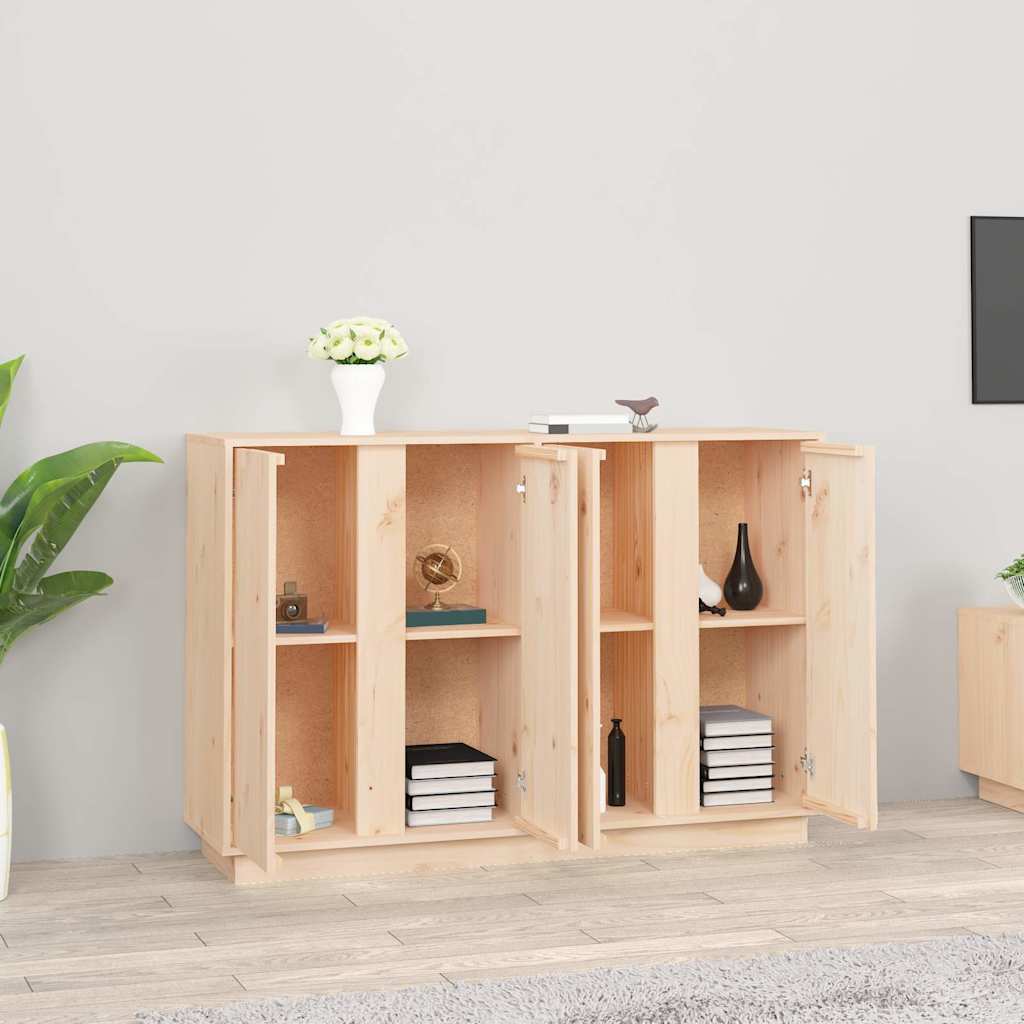 Vidaxl dressoir 120x35x80 cm massief grenenhout