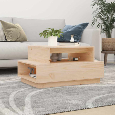 Vidaxl salontafel 80x55x40,5 cm massief grenenhout