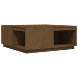 Vidaxl salontafel 100x101x40,5 cm massief grenenhout honingbruin