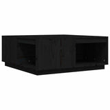 Vidaxl salontafel 100x101x40,5 cm massief grenenhout zwart
