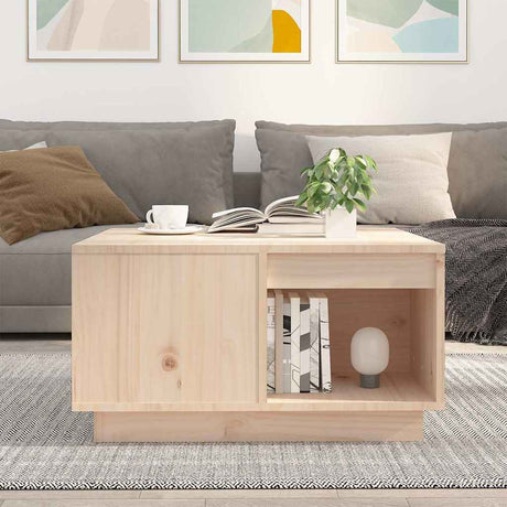 Vidaxl salontafel 60x61x32,5 cm massief grenenhout