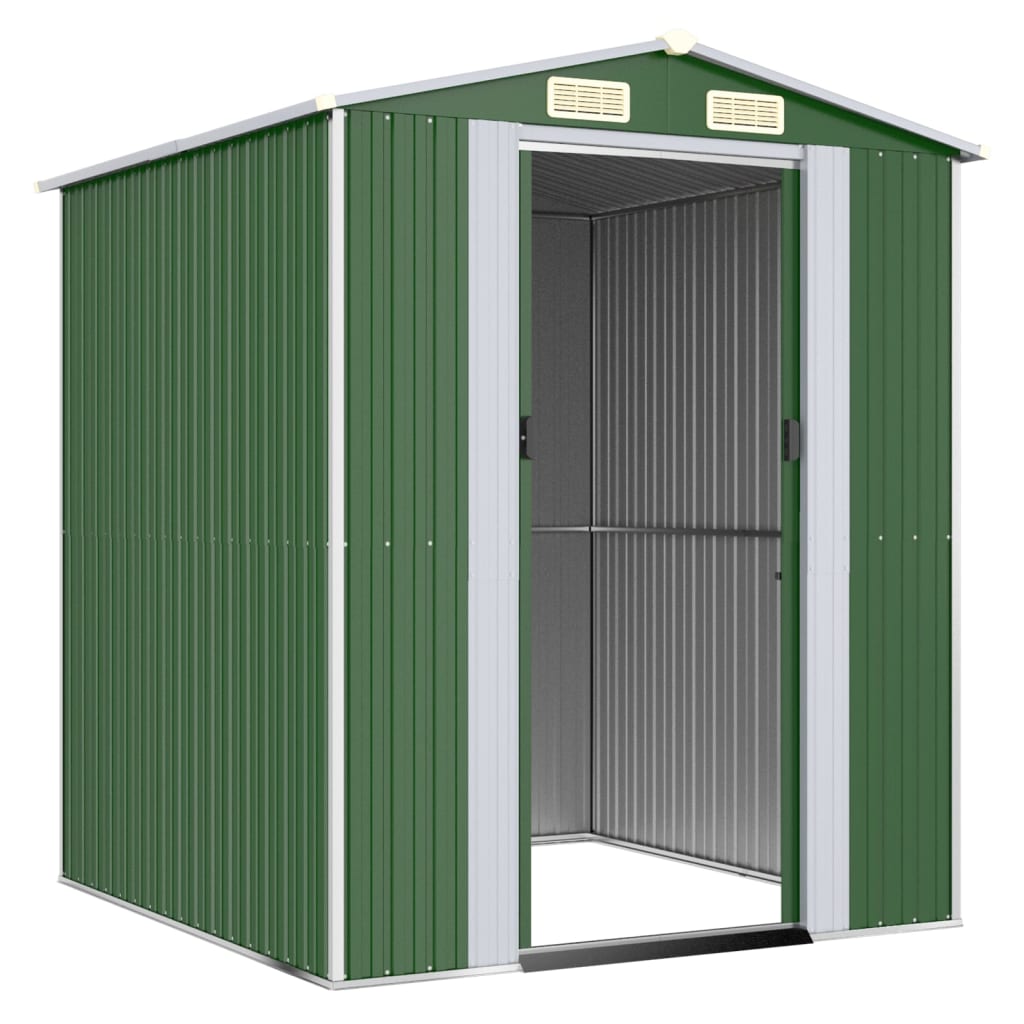 VidaXL Gartenhaus 192x191x223 cm verzinkter Stahl grün