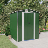 VidaXL Gartenhaus 192x191x223 cm verzinkter Stahl grün