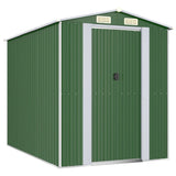 VidaXL Gartenhaus 192x274x223 cm verzinkter Stahl grün