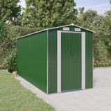 VidaXL Gartenhaus 192x440x223 cm verzinkter Stahl grün
