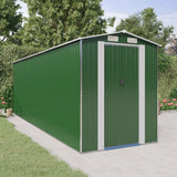 VidaXL Gartenhaus 192x606x223 cm verzinkter Stahl grün