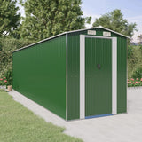 VidaXL Gartenhaus 192x689x223 cm verzinkter Stahl grün