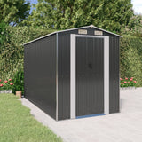 VidaXL Gartenhaus 192x357x223 cm verzinkter Stahl Anthrazit