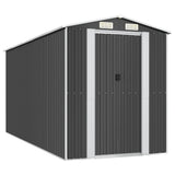 VidaXL Gartenhaus 192x440x223 cm verzinkter Stahl Anthrazit
