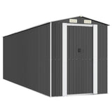 VidaXL Gartenhaus 192x606x223 cm verzinkter Stahl Anthrazit