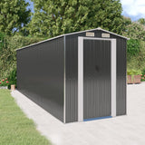 VidaXL Gartenhaus 192x606x223 cm verzinkter Stahl Anthrazit