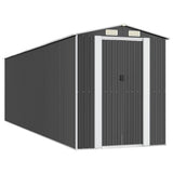 VidaXL Gartenhaus 192x689x223 cm verzinkter Stahl Anthrazit